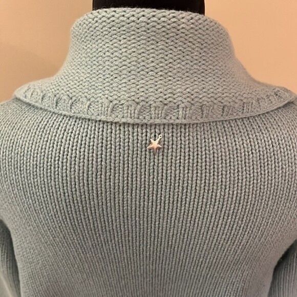 Express Wool Acrylic Blend Open Sweater Cardigan. Seafoam color. Size SP - Picture 6 of 9